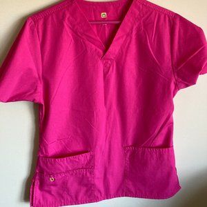 Womans Small Wonderwink Scrub Set- Pink